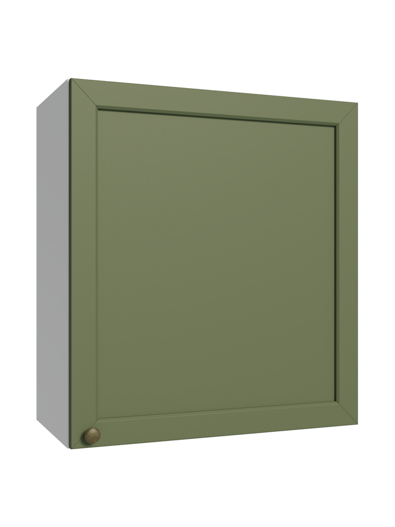 Armário Aéreo 60 cm 1 Porta Branco/Verde Vik Madesa