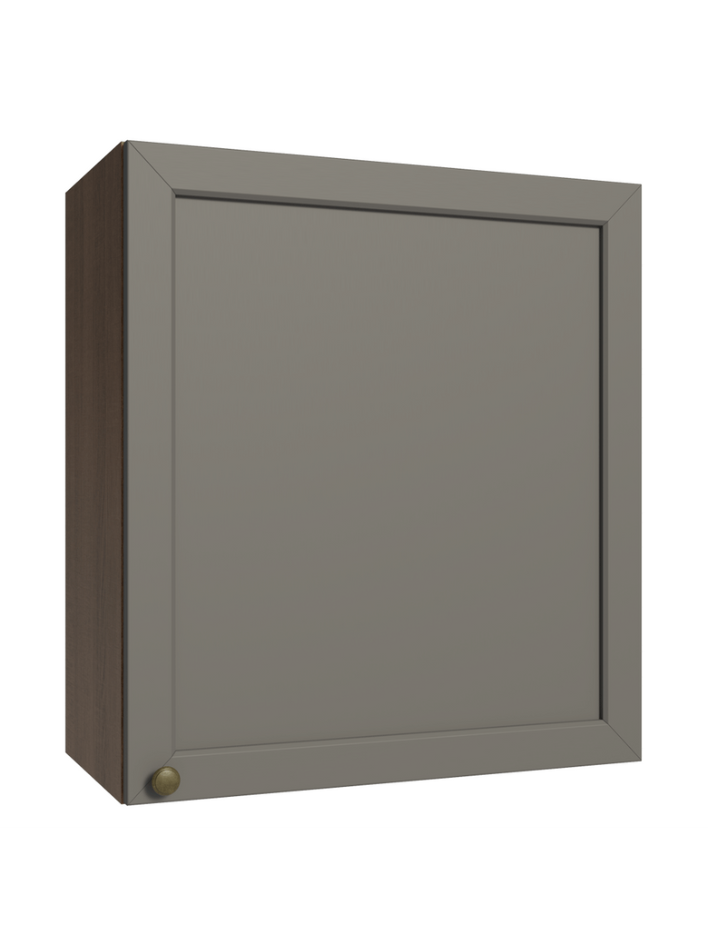 Armário Aéreo 60 cm 1 Porta Rustic/Cinza Vik Madesa