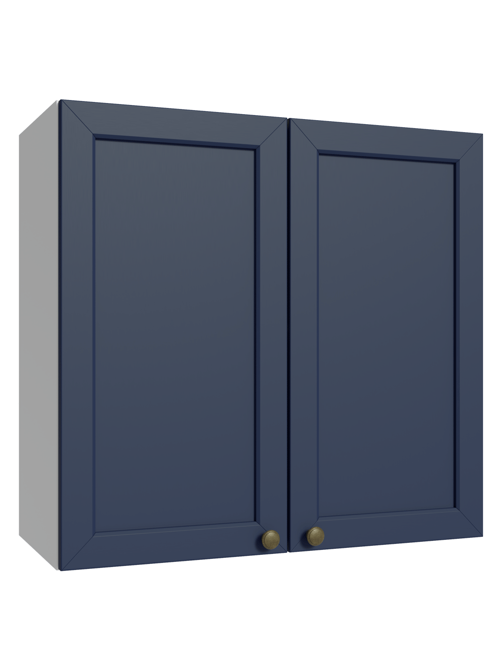 Armário Aéreo 70 cm 2 Portas Branco/Azul Vik Madesa - Branco/Azul