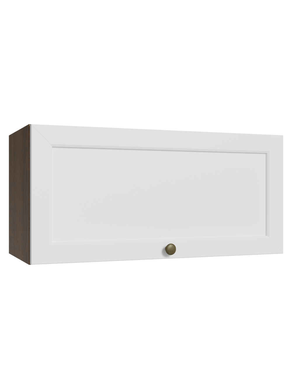 Armário Aéreo 70 cm 1 Porta Basculante Rustic/Branco Vik Madesa - Rustic/Branco