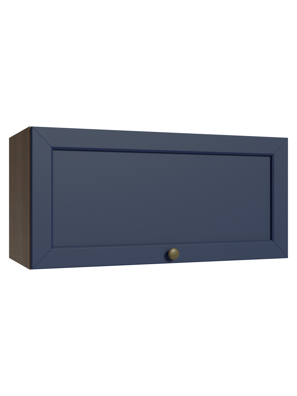 Armário Aéreo 70 cm 1 Porta Basculante Rustic/Azul Vik Madesa - Rustic/Azul