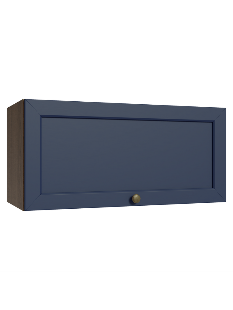 Armário Aéreo 70 cm 1 Porta Basculante Rustic/Azul Vik Madesa