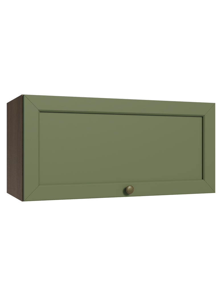 Armário Aéreo 70 cm 1 Porta Basculante Rustic/Verde Vik Madesa