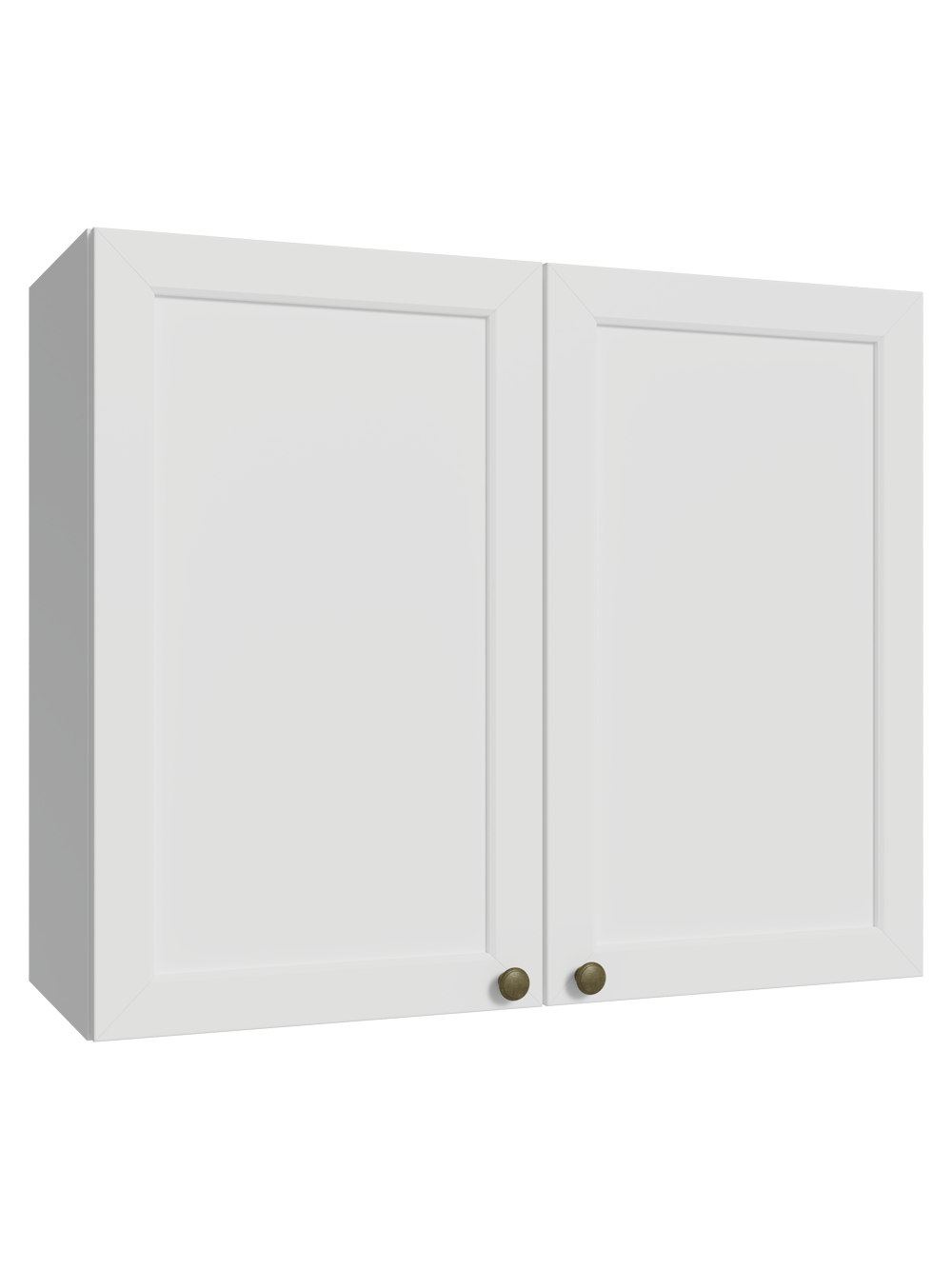 Armário Aéreo 80 cm 2 Portas Branco Vik Madesa - Branco