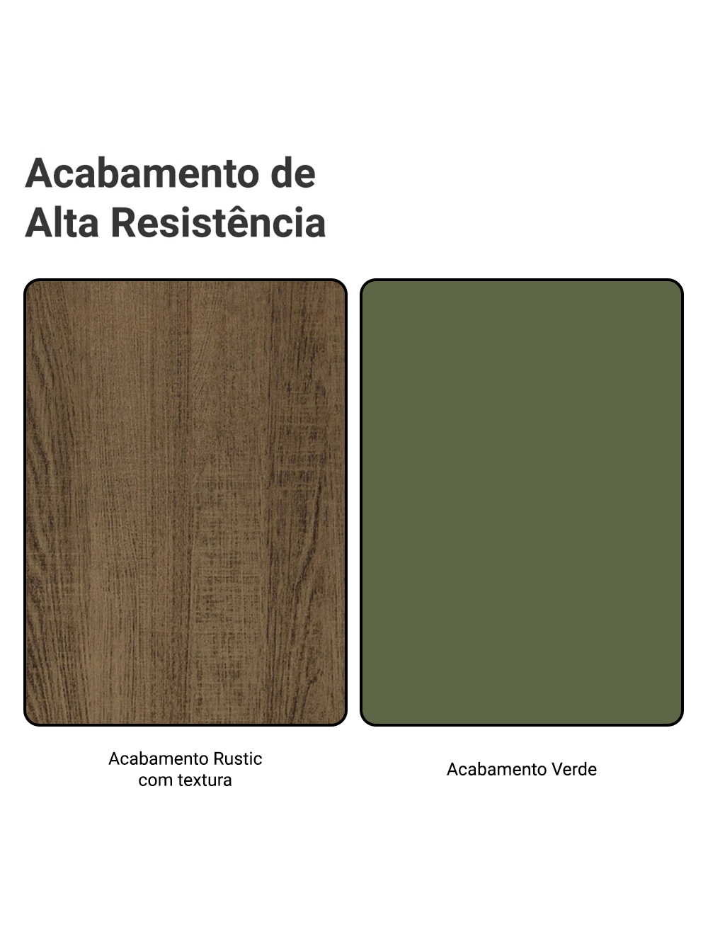 Armário de Cozinha Completa 310 cm Rustic/Verde Vik Madesa 01