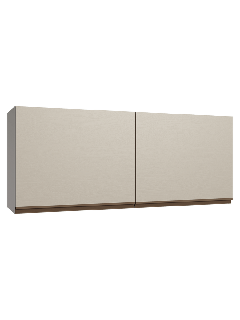 Armário Aéreo 120 cm 2 Portas Crema Nice Madesa