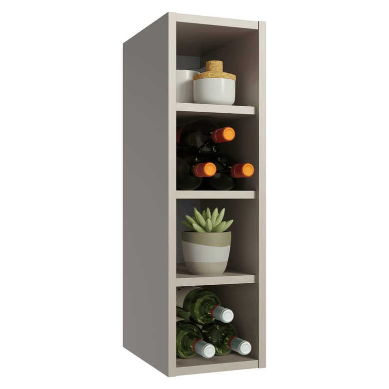 Adega 20 cm com 4 Nichos Crema Nice Madesa