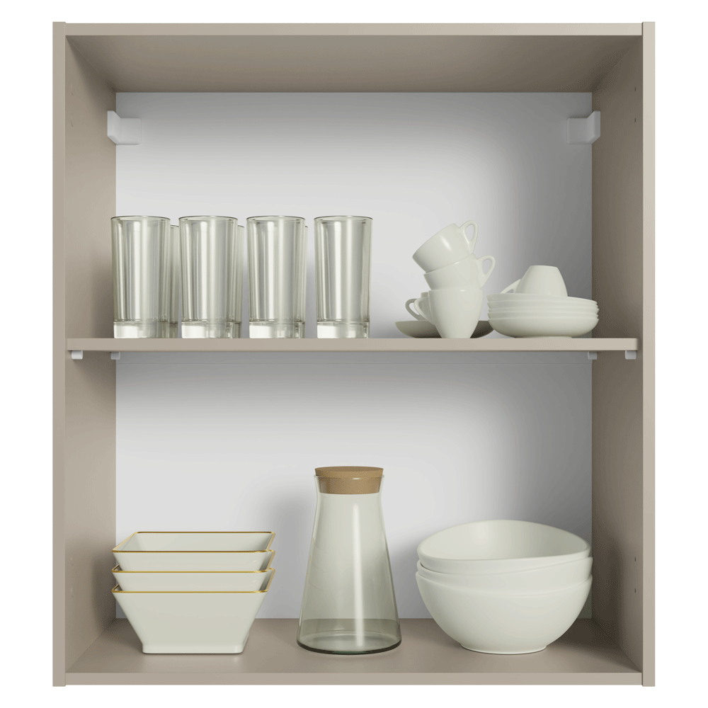 Armário Aéreo 60 cm 1 Porta Crema Nice Madesa