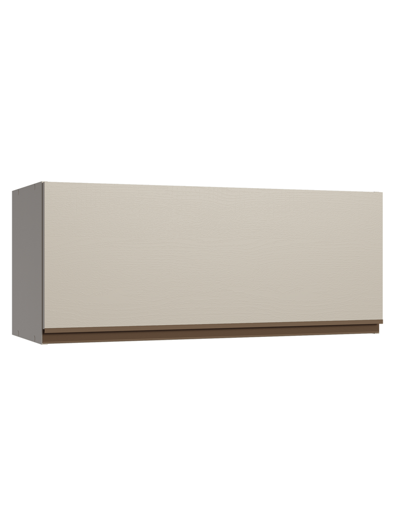 Armário Aéreo 80 cm 1 Porta Basculante Crema Nice Madesa