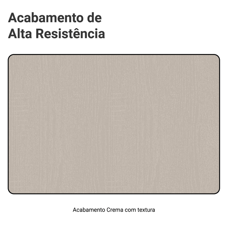 Armário de Cozinha Completa 240 cm Crema Nice Madesa 02
