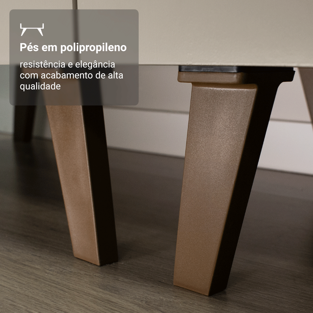 Armário de Cozinha Compacta 160 cm Crema Nice Madesa 01