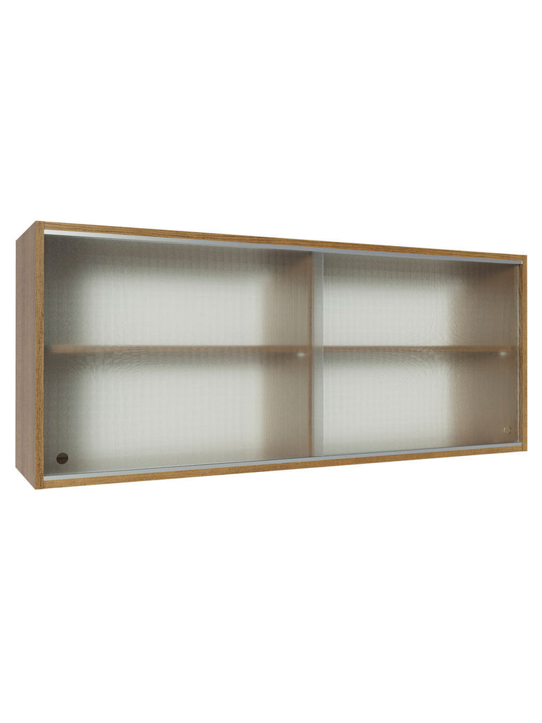 Armário Aéreo Madesa 2 Portas de Correr de Vidro para Cozinhas Glamy, Lux e Reims Rustic