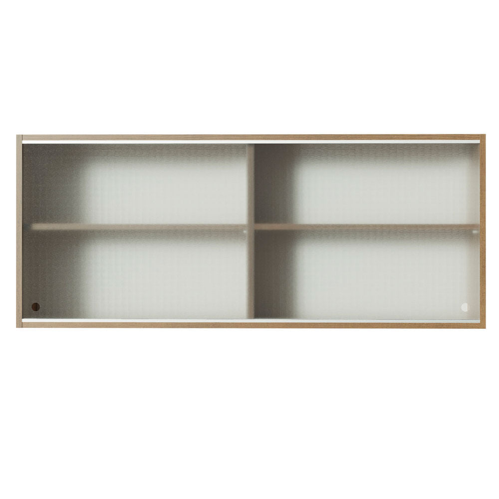 Armário Aéreo Madesa 2 Portas de Correr de Vidro para Cozinhas Glamy, Lux e Reims Rustic