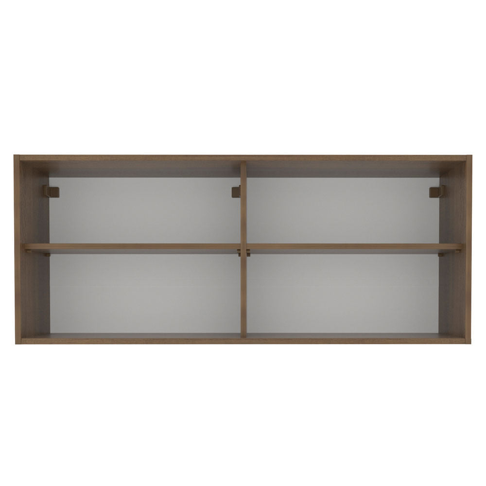 Armário Aéreo Madesa 2 Portas de Correr de Vidro para Cozinhas Glamy, Lux e Reims Rustic