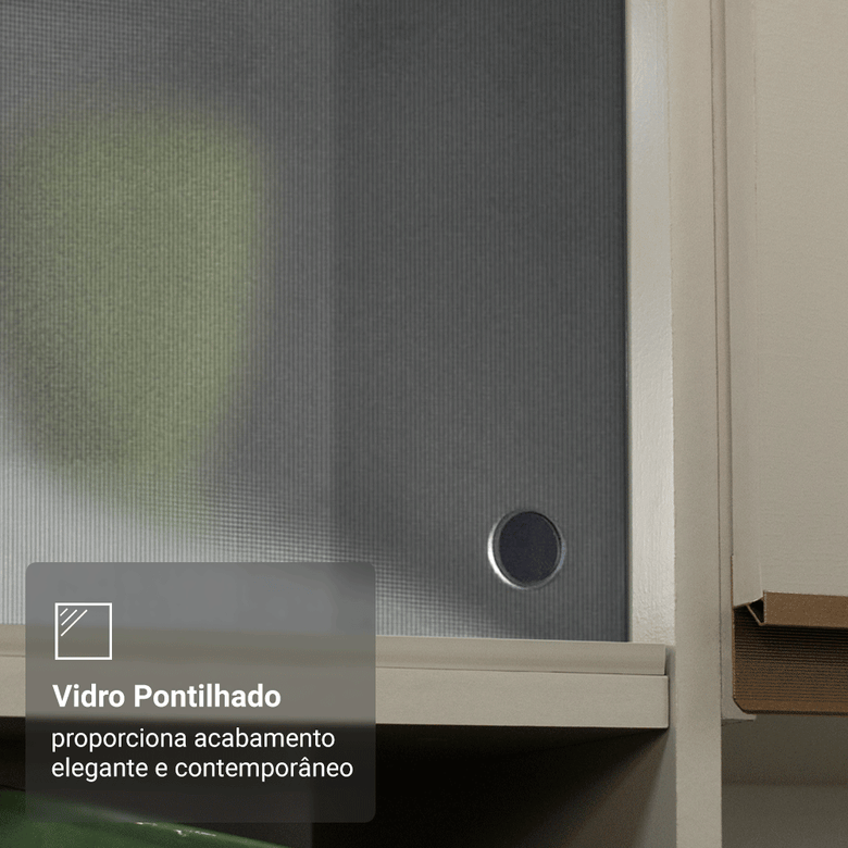 Armário de Cozinha Completa 280 cm Crema Nice Madesa 02