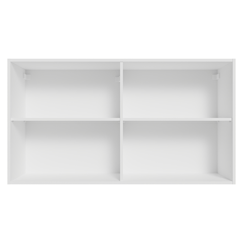Armário Aéreo para Quarto 120 cm 2 Portas Branco Neo Madesa