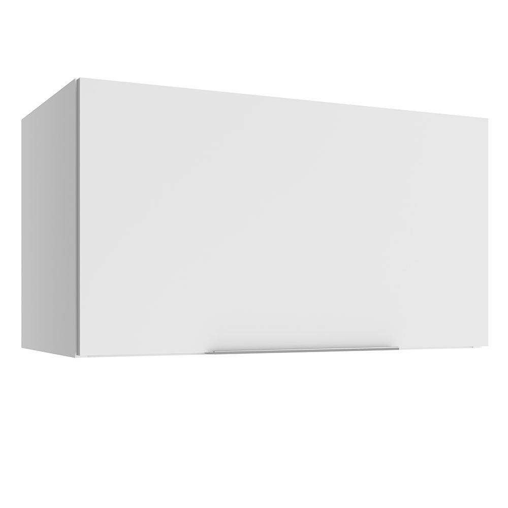 Armário Aéreo para Quarto 60 cm 1 Porta Basculante Branco Neo Madesa - Branco