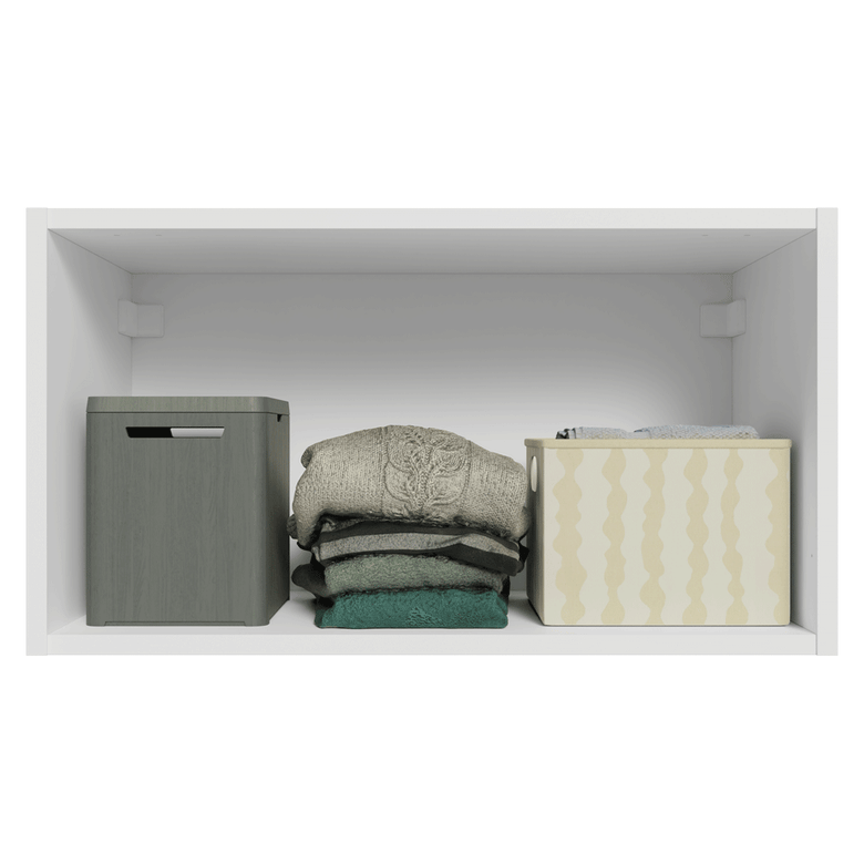 Armário Aéreo para Quarto 60 cm 1 Porta Basculante Branco Neo Madesa