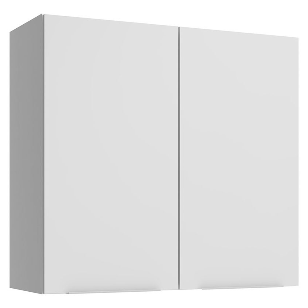 Armário Aéreo para Quarto 70 cm 2 Portas Branco Neo Madesa - Branco