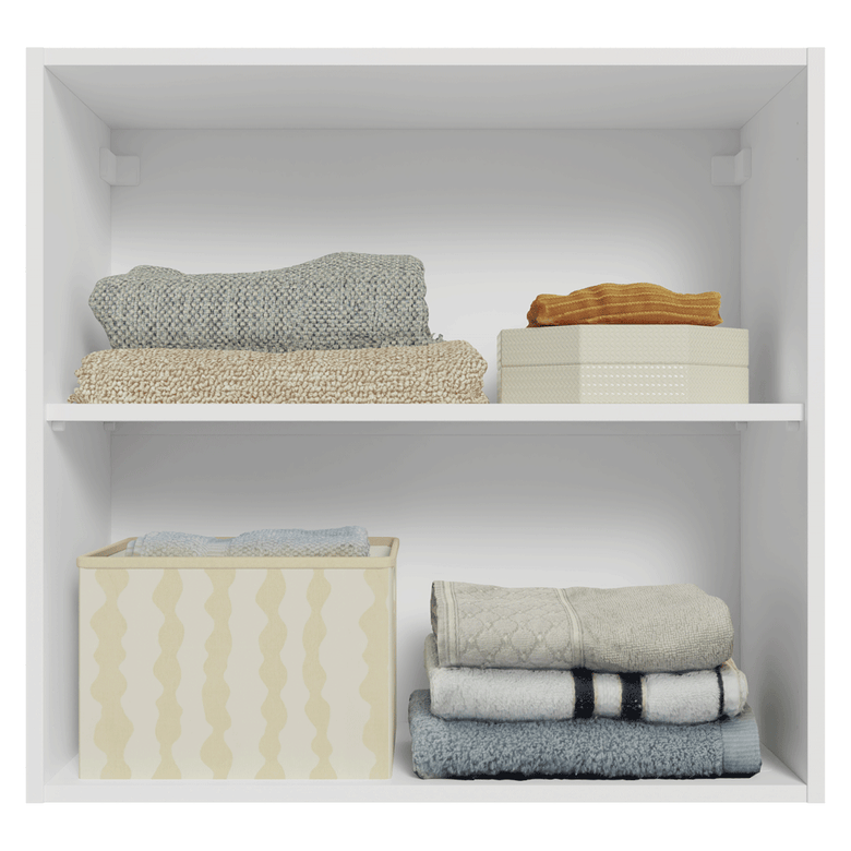 Armário Aéreo para Quarto 70 cm 2 Portas Branco Neo Madesa