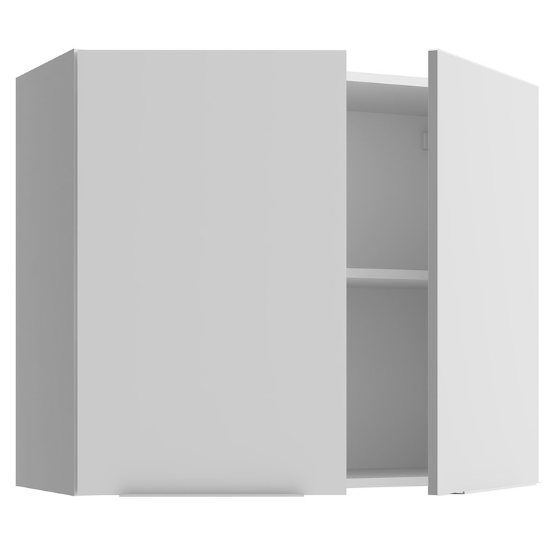 Armário Aéreo para Quarto 80 cm 2 Portas Branco Neo Madesa