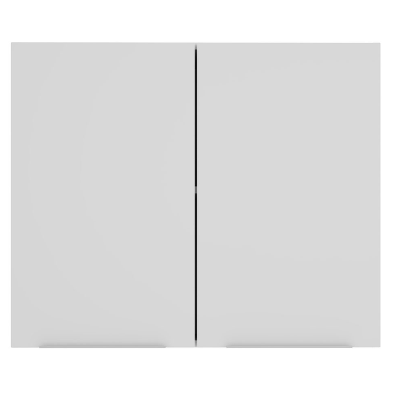 Armário Aéreo para Quarto 80 cm 2 Portas Branco Neo Madesa