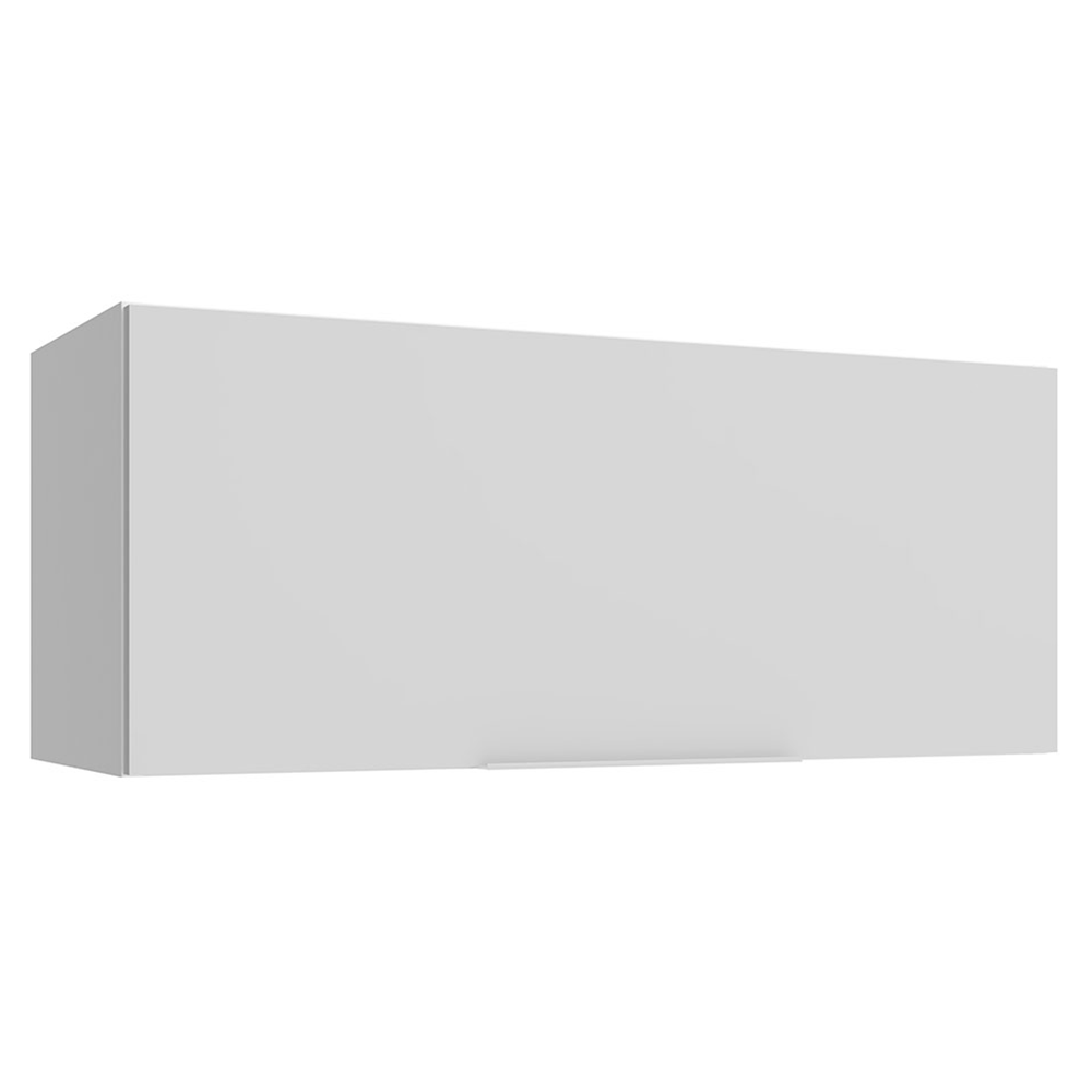Armário Aéreo para Quarto 80 cm 1 Porta Basculante Branco Neo Madesa - Branco
