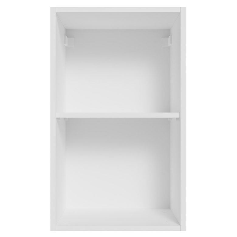 Armário Aéreo para Quarto 40 cm 2 Nichos Abertos Branco Neo Madesa