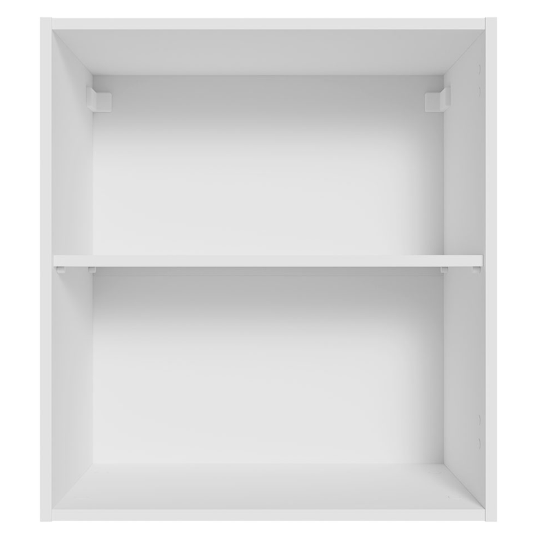 Armário Aéreo para Quarto 60 cm 2 Nichos Abertos Branco Neo Madesa