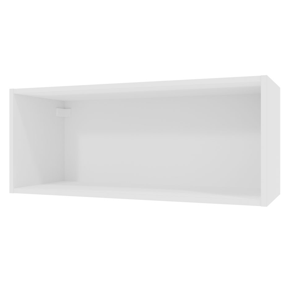 Armário Aéreo para Quarto 80 cm Nicho Aberto Branco Neo Madesa - Branco