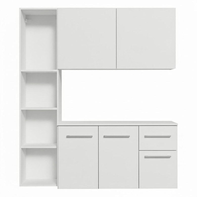 Armário de Cozinha Compacta 120cm Branco Easy Madesa