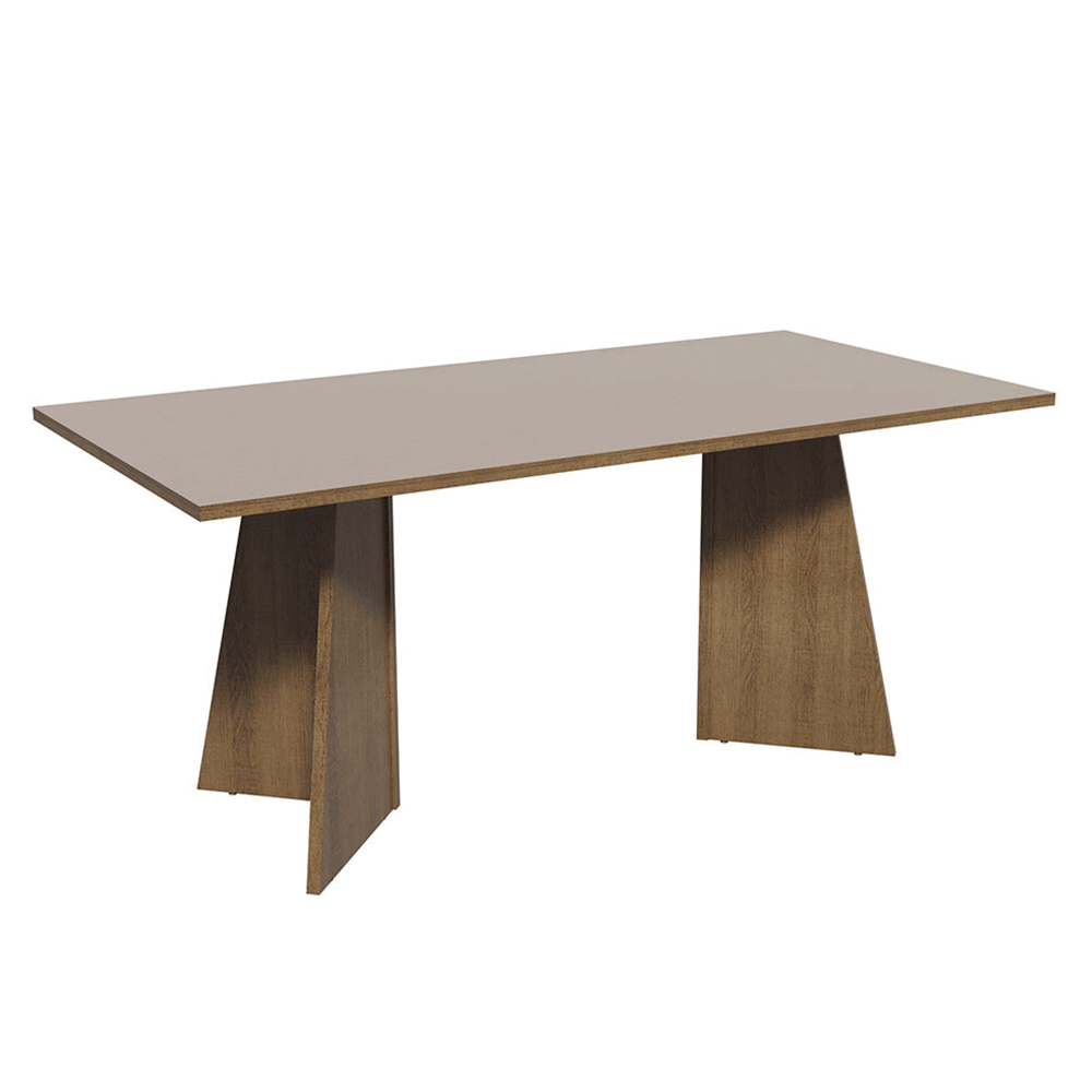 Mesa para Escritório Diretor Presidente 180cm Rustic/Crema 5388 Madesa