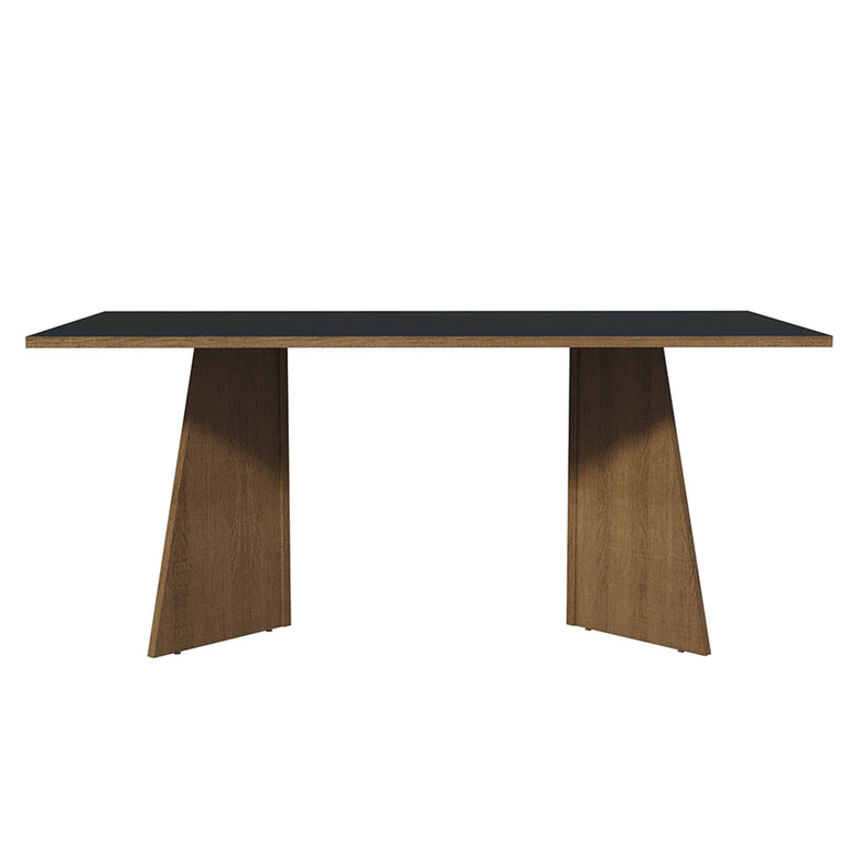 Mesa para Escritório Diretor Presidente 180cm Rustic/Preto 5388 Madesa