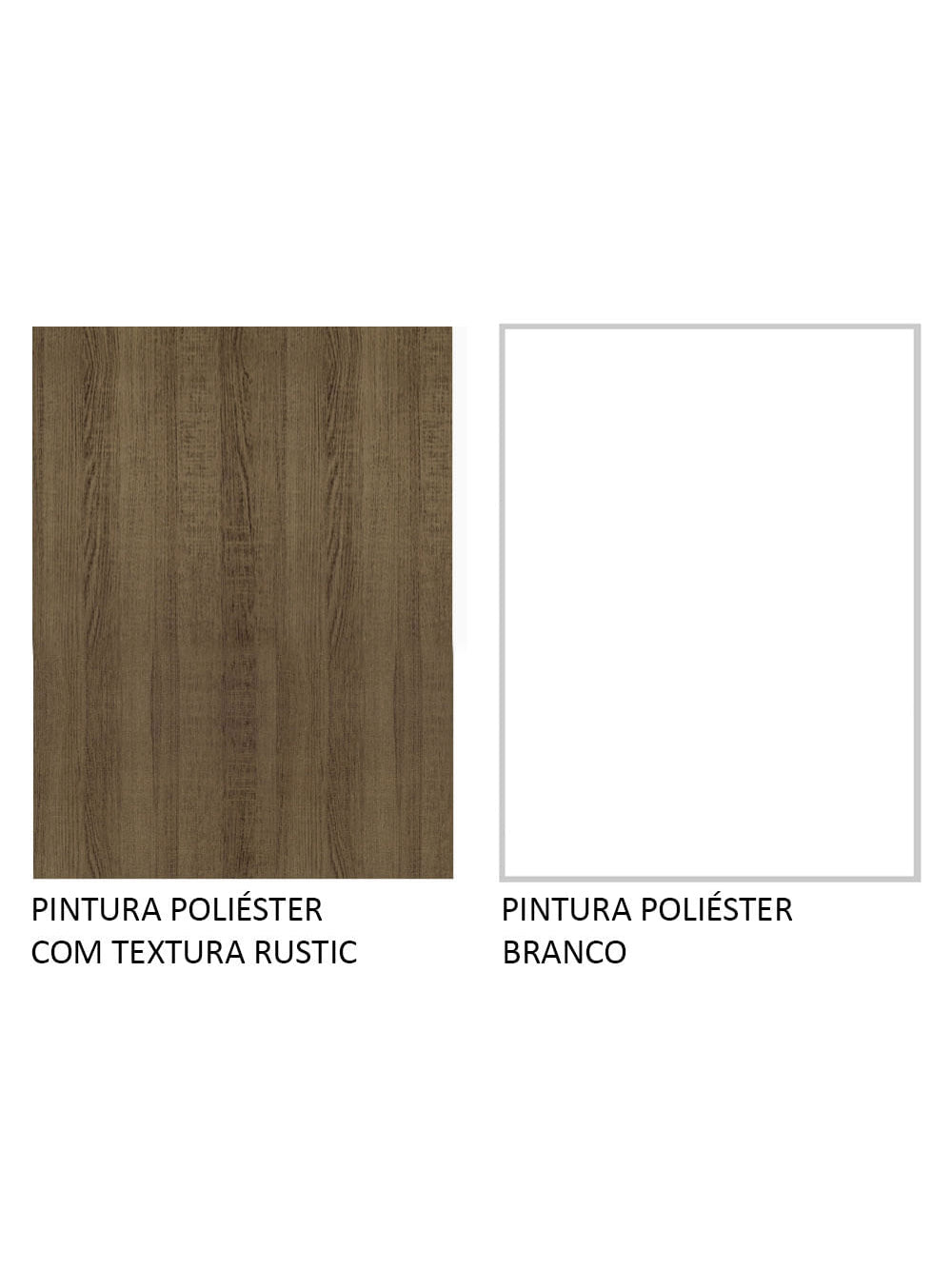 Paneleiro Madesa Glamy 60 cm 3 Portas Rustic/Branco