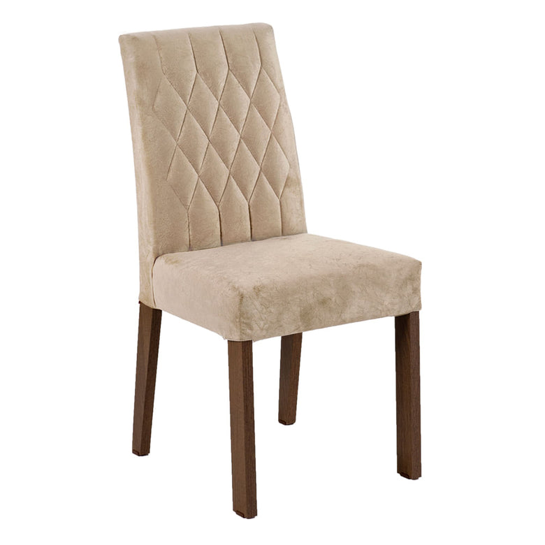 Conjunto Sala de Jantar Madesa Vivi Mesa Tampo de Madeira com 2 Cadeiras Rustic/Imperial