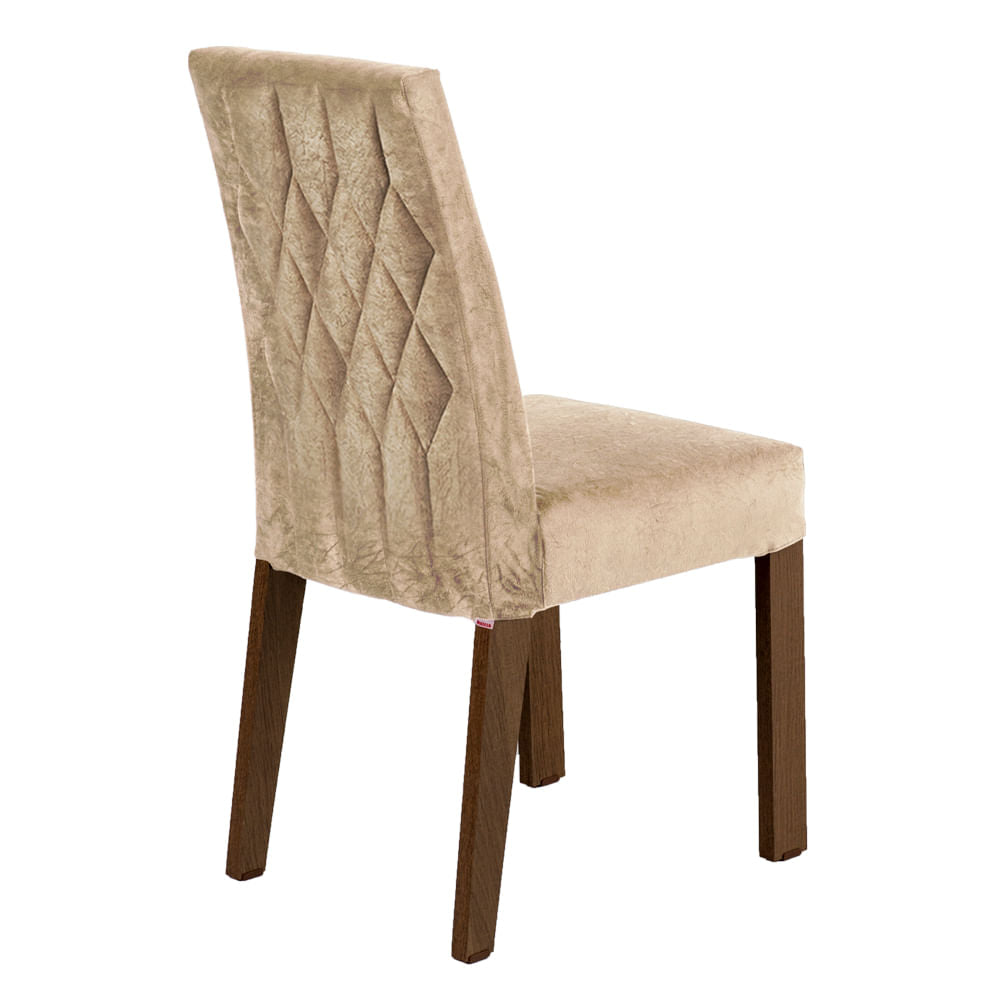 Conjunto Sala de Jantar Madesa Vivi Mesa Tampo de Madeira com 2 Cadeiras Rustic/Imperial