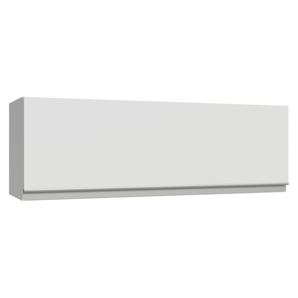 Armário Aéreo 100 cm 1 Porta Basculante Branco Glamy Madesa - Branco
