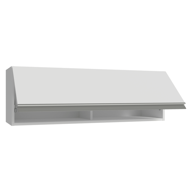 Armário Aéreo 100 cm 1 Porta Basculante Branco Glamy Madesa