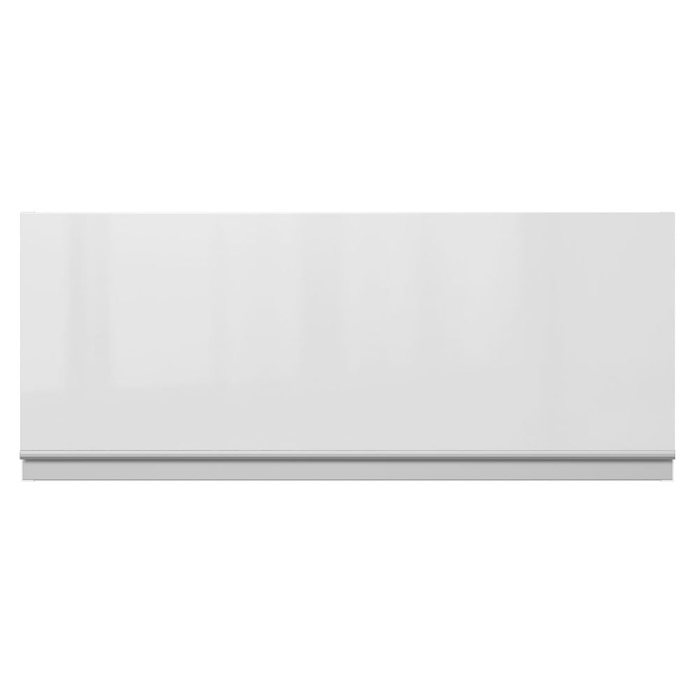 Armário Aéreo Madesa Acordes 100% MDF 80 cm 1 Porta Basculante Branco Brilho
