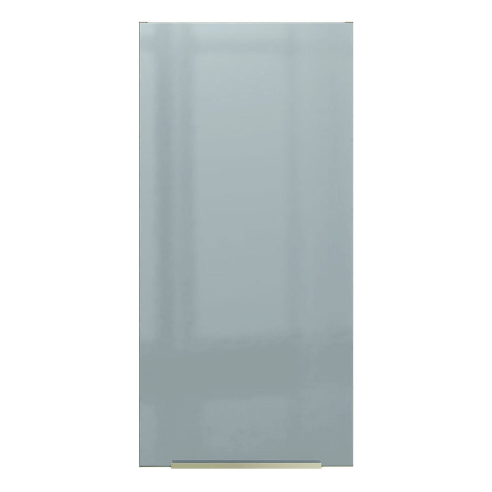 Armário Aéreo Madesa Lux 40 x 83 cm 1 Porta Rustic/Cinza