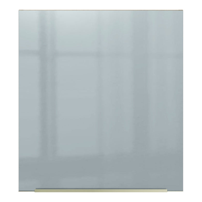 Armário Aéreo Madesa Lux 60 cm 1 Porta Rustic/Cinza