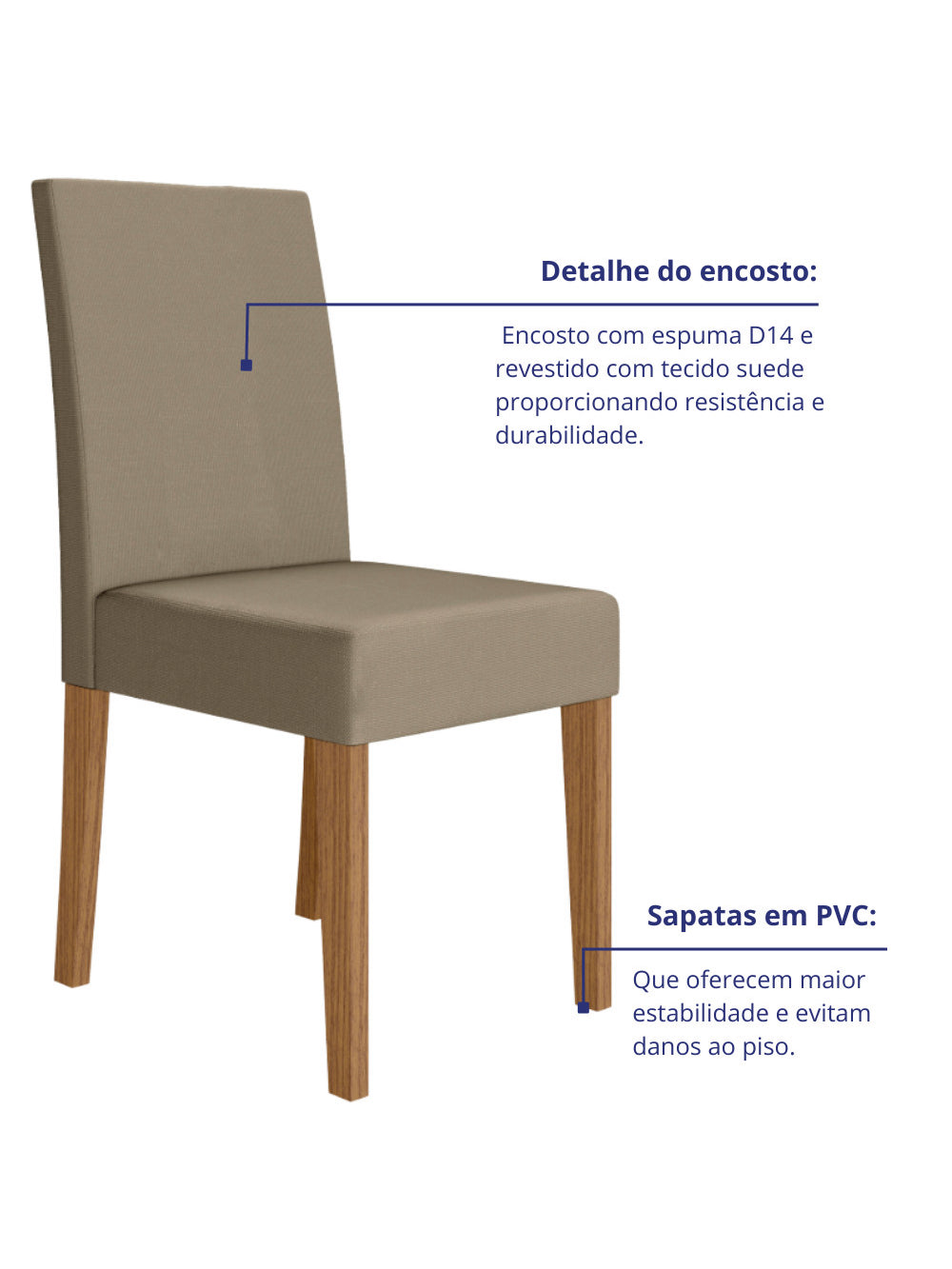 Sala de Jantar Helo 90x90 Com Vidro 4L Cadeiras Josi Poliman Móveis - Carvalho/Bege/Off