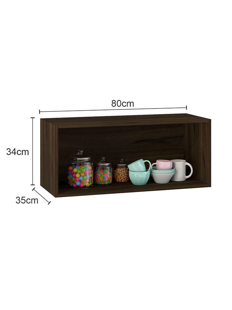 Armário Aéreo Basculante Geladeira Flair 80cm 1 Porta Poliman Móveis