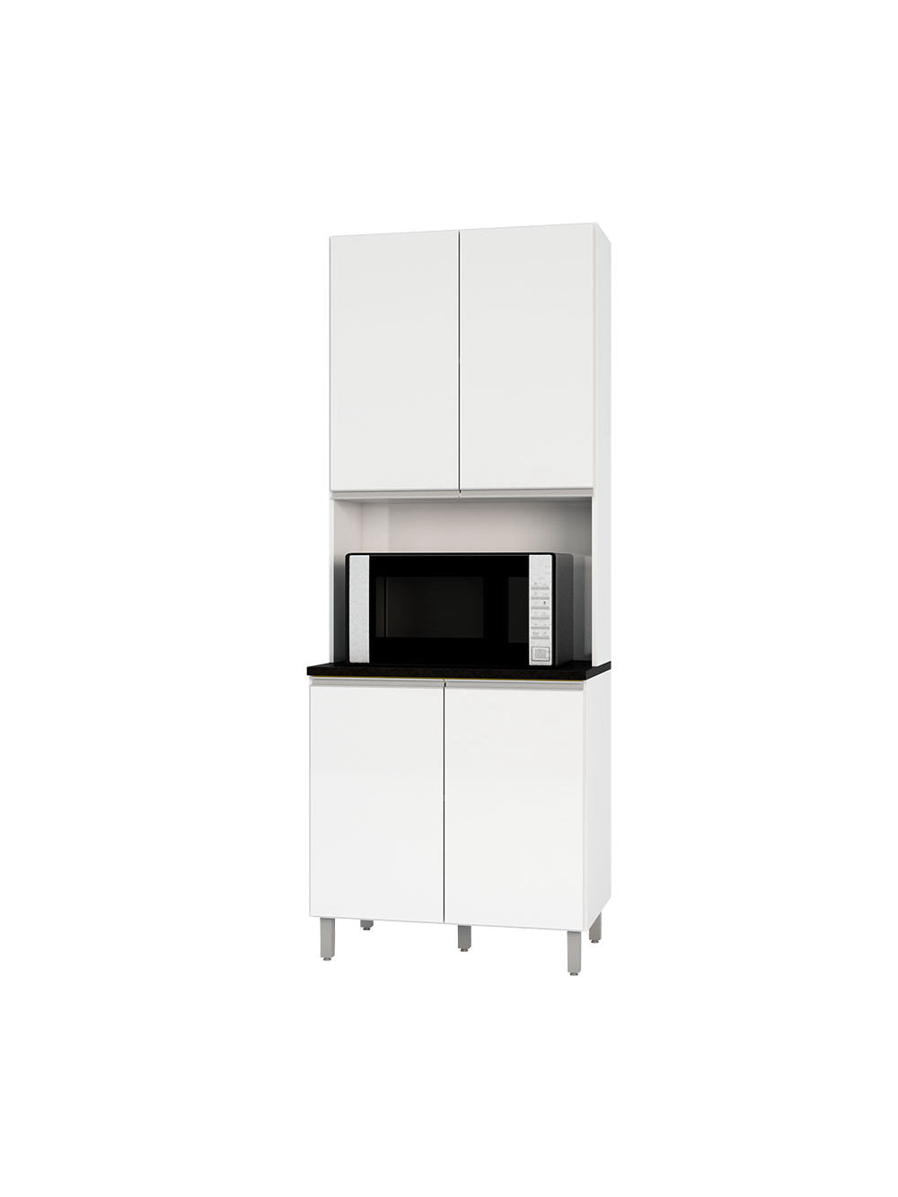 Paneleiro Duplo 4 portas Evidence Poliman - Branco