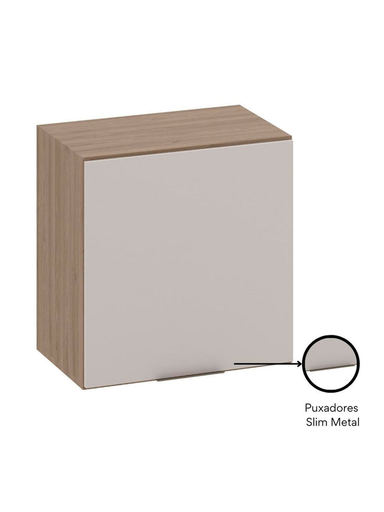 Armário Aéreo 58 cm 1 Porta Etna Poliman Móveis