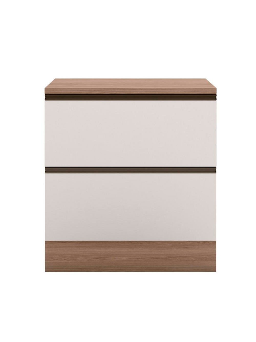Balcão com Tampo 80 cm 1 Porta 1 Gaveta Etna Poliman Móveis - Carvalho Oak/Menta