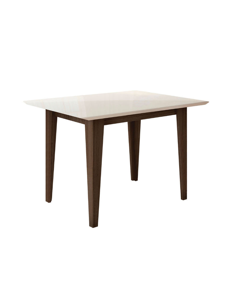 Conjunto Sala de Jantar Retangular Mesa Kate 120cm e 04 Cadeiras Josi Poliman Móveis