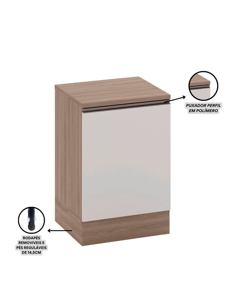Composição Cozinha Modulada Etna com 7 Peças Poliman