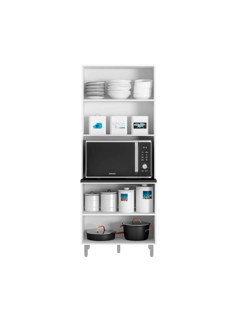 Composição Cozinha Modulada Evidence 6 Peças Poliman Móveis