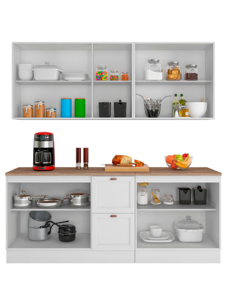 Cozinha Completa Modulada Olivia 9 Portas 2 Gavetas